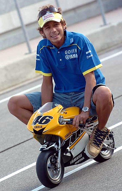 To start with it's the sheer pace that Rossi rides at once he is in the 