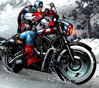 captain america motorcycle avengers